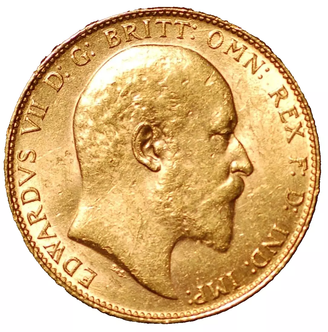 La sterlina d'oro di Edoardo VII